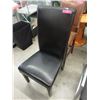 Image 1 : Bonded Leather High Back Accent Chair