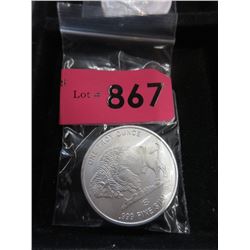 1 Troy Ounce .999 Fine Silver Buffalo Round