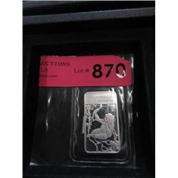 1/2 Troy Oz .999 Silver  "Year of the Monkey" Bar