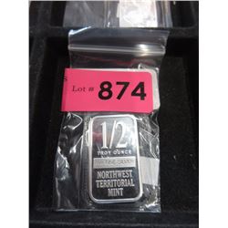 1/2 Troy Oz .999 Fine Silver Bar