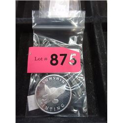 1/2 Troy Oz .999 Silver Sunshine Minting Round