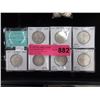Image 1 : 7 Canadian Silver 50¢ Coins - .800 Silver