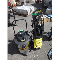 Shop Vac & Electric Pressure Washer