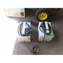 Two 220/110 Power Converter Boxes