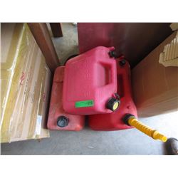 3 Gas Cans