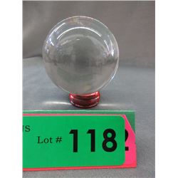 1200+ CT Clear Quartz Crystal Ball with Stand