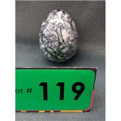 395.5 CT Carved Ammonite Gemstone Egg