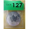 Image 1 : .9999 Fine Silver 2017 Canada Maple Leaf Coin