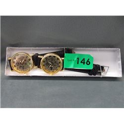 2 New Skeleton Style Watches - Working