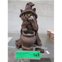 Windstone Editions "Wizard Cat" Candle/Lamp