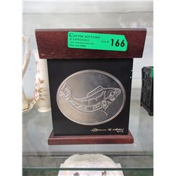Wood Keepsake Box with First Nations Salmon Design