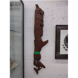 Haida Story Cedar Wall Carving