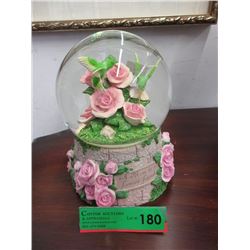 Hummingbird Glitter Globe