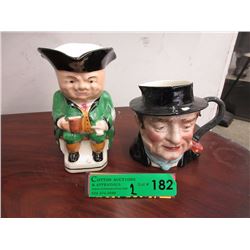 2 English Toby Jugs