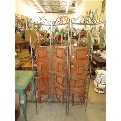 Metal Tri-Fold Screen