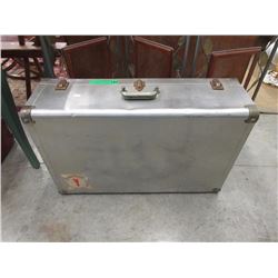 1950s Retro Aluminum Suitcase