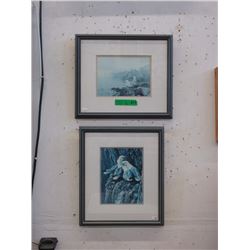 Pair of Robert Bateman Seagull Prints