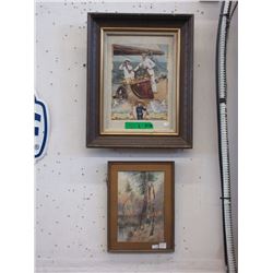 1910 Watercolour & Framed Royal Family Memorabilia
