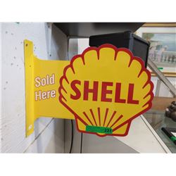 Double Sided Tin Shell Sign
