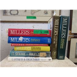8 Hard Cover Antique Guide Books