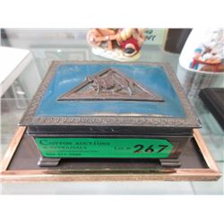 Vintage Metal Cigarette Box