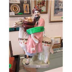 14" Oriental Deity Statue