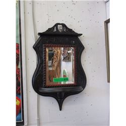 Vintage Wood Wall Mirror