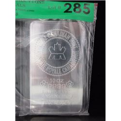 10 Oz. Canada .9999 Silver Bar
