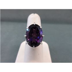 12.20 Carat Amethyst Solitaire Ring