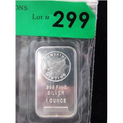 1 Oz. Sunshine Minting .999 Silver Bar