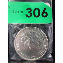 2015 CDA 1.25 Oz. Bison .9999 Silver Coin