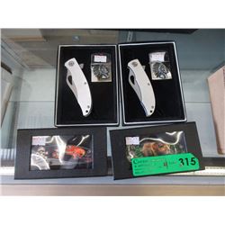 4 New Folding Knives