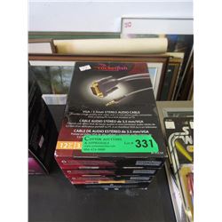 4 New VGA / 3.5 mm Stereo/Audio Cables