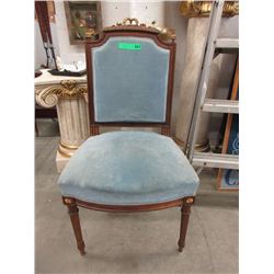 Velvet Upholstered Accent Chair