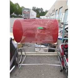 Metal Raffle Tickle Barrel on Stand