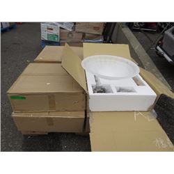 8 New Ceiling Lights with Frosted Glass Shades