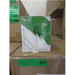 4 Cases of Disposable E-Vaporizers - Menthol