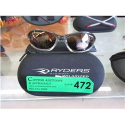 New Ryders Polarized Sunglasses with Case
