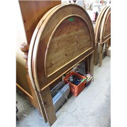 2 Solid Wood Double Size Headboards