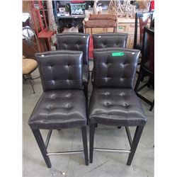 4 Pub Height Chairs - 30"