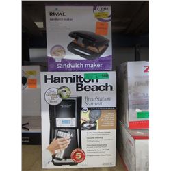 Electric Sandwich Maker & Coffee Maker