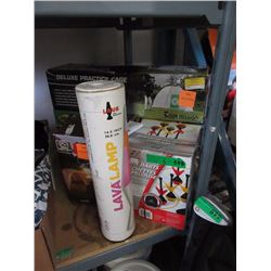 Camping Lamp, Lawn Darts, Golf Cage & More