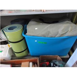 2 Yoga Mats & Tote of Air Mattresses
