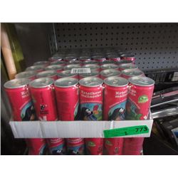 2 Cases of Carbonated Raspberry Beverage