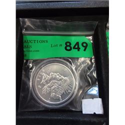 1 Ounce .999 Fine Silver Zombucks Round