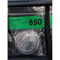 1 Ounce .999 Fine Silver Zombucks Round