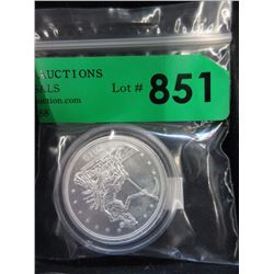 1 Ounce .999 Fine Silver Zombucks Round