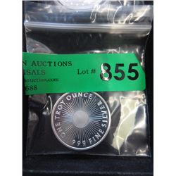 One Troy Ounce .999 Fine Silver Round