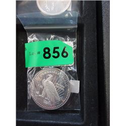 One Ounce .999 Fine Silver American Eagle Round