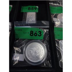 One Troy Ounce .999 Fine Silver Liberty Round